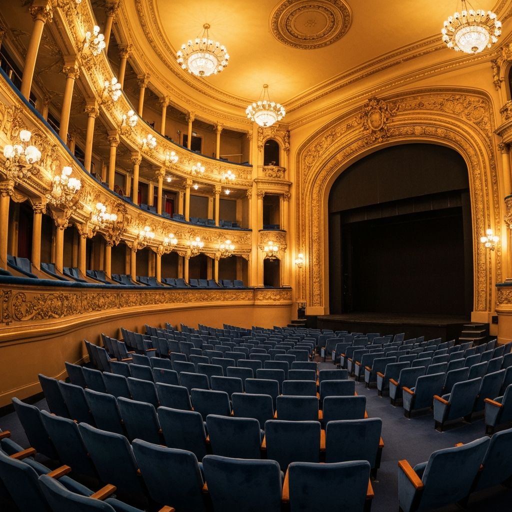 Collection of classic Hollywood movie posters in ornate frames